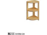 Scaffale Angolare Scaffali In Legno Massiccio Armadio Portaoggetti Mobili Solidi 30X30X86Cm Nuovo