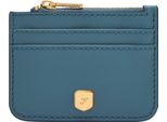 Fossil Portacarte Caso Chiave Lennox Zip Card Case Drizzle Blu