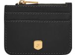 Fossil Portacarte Caso Chiave Lennox Zip Card Case Black Nero
