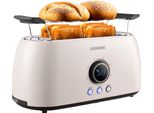 Steinborg Xxl Tostapane A 4 Fette Beige Tostapane Con Display Digitale Tostapane Grande Tostapane Nobile Tostapane Largo Tostapane Lungo Con Portapane