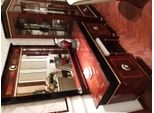 Comodino Con Specchio Console Di Lusso Camera Da Letto Barocco Rococò 2 Pezzi.