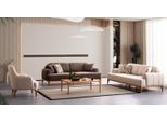 Set Di Divani Moderni Beige 3+3+1 Posti Mobili Per Il Soggiorno Set Di Divani Di Lusso