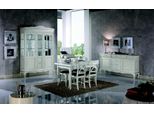Set Sala Da Pranzo Design 7 Pezzi Mobili In Legno Cassettiera 4X Sedia Tavolo Vetrina Nuovo