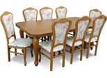 Set Completo Tavolo Da Pranzo + 8 Sedie Sala Da Pranzo Set Da Pranzo Gruppo Tavolo Legno Tavoli 9Pcs