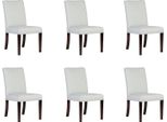 6X Sedie Sedia Imbottitura Design Lounge Club Seat Set Poltrona Waskie Nuovo