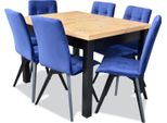 Tavolo Da Pranzo 6X Sedie Set Sala Da Pranzo Gruppo Da Pranzo Classico Tavolo 7Pcs Set Sedia Nuovo