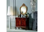 Legno Italiano Mobili Di Design Stile Barocco 2Pc Cassettiera Con Specchio Nuovo