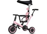 Triciclo Per Bambini 6In1 Con Maniglia E Tettuccio Parasole - Triciclo Da 1 Anno A 5 Anni