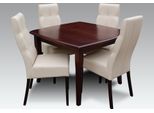 Set Tavolo + 4 Sedie Completo Soggiorno Sala Da Pranzo Allungabile 250Cm