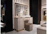 Set Da Camera Da Letto Tavolo Da Toeletta Con Specchio Sgabello Design Di Lusso Nuovo 2Pcs