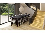 Set Completo Tavolo Da Pranzo Sedia 12X Sedie Sala Da Pranzo Gruppo Tavoli Legno 13Pz