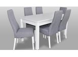 Set Completo Tavolo Da Pranzo 6X Sedie Gruppo Sala Da Pranzo Tavolo Legno Tavoli 7Pz Nuovo