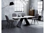 Gruppo Sala Da Pranzo Design Tavolo + 4 Sedie Seduta Imbottitura Set Tavoli Poltrona