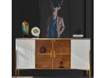 Cassettiera Scaffali Design Soggiorno Mobili Legno Nuova Credenza Mobile