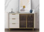 Cassettiera Di Design Armadio Credenza Soggiorno Scaffale In Acciaio Inox Lusso Bordo