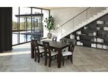 Tavolo Di Design + 6 Sedie Set Completo Di Sedie Per Il Soggiorno E La Sala Da Pranzo Nuovo
