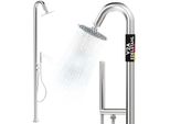 Doccia Da Giardino In Acciaio Inox V2A Doccia A Pioggia Doccia A Mano Doccia Ad Acqua Calda Doccia Ad Acqua Fredda Doccia Da Esterno Sauna Doccia