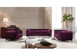 Divano Chesterfield Couch Upholstery Xxl Big Set Textile 3+2+1 Divani Di Design