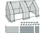 Aopunly Serra Per Pomodori Serra Fredda 180 X 90 X 90 Cm Bianco