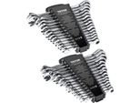 Set Di Chiavi Vevor, Set Di Chiavi A Cricchetto Da 30 Pezzi, Set Di Chiavi In Acciaio Cr-V Sae Da 1/4 A 1 Pollice, Metriche Da 8 A 24 Mm, Ideale Per La Casa E Il Garage