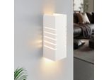 Zmh Lampada Da Parete Per Interni Up Down Design Moderno Lampade Da Parete Per Corridoio E14 Illuminazione Scale Luce Bianca In Gesso Illuminazione Da Parete Per Camera Da Letto Camera Dei Bambini Senza Lampadine