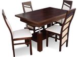 Set Tavolo + 4 Sedie Di Design Soggiorno Completo Sala Da Pranzo S37-K61 Nuovo