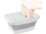 Vaschetta Massaggiante Pieghevole Per Pediluvio, Colore:Grigio