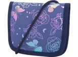 Mcneill Borsello Da Collo Portafoglio Neck Pouch Roses Blu