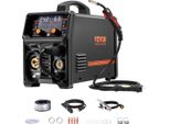 Vevor Pro, Saldatrice Mig Da 200 Ampere, Mig Airless, Mig A Gas, Mma E Tig A Sollevamento Con Tecnologia Inverter Igbt E Display Lcd