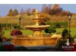 Bacino Della Fontana Fontana Ornamentale Giardino Scultura Fontana Città Stagno