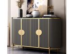 Credenza Di Lusso Cassettiera Soggiorno Design Grigio Mobili Moderni Nuovi