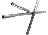 3Pcs Elettrico Trapano Cacciavite Extension Bar Magnetico Bit Holder 1/4" Shank Tool"