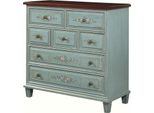 Cassettiera 108Cm Credenza Mobile Credenza Legno Mobile Cassettiera Legno Massiccio
