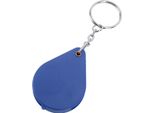 Portachiavi Con Lente D'ingrandimento 10X Mini Lente D'ingrandimento Portatile Pieghevole Con Portachiavi Per Lettura All'aperto Blu