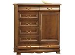 Cassettiera In Rovere Massiccio Credenza Cassettiera In Vero Legno Mobile Nuovo