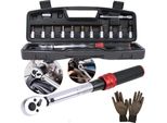 Set Di Chiavi Dinamometriche Mucola 1/4" 72 Denti 3-25Nm Testa A Cricchetto |±3% Di Precisione Di Errore"