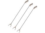 3X Pinze Di Presa Extra Lunghe Per Rifiuti | Ausilio Di Presa 100 Cm - Pinze Per Rifiuti In Acciaio Inox E Plastica Per Anziani | Pratico Raccoglitore Di Rifiuti | Pinza Per Mani - Raccoglitore Di Rifiuti | Braccio Di Presa | Robuste Pinze Per La Raccolta Dei Rifiuti