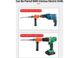 Adattatore Da Trapano Elettrico A Martello, Testa Di Conversione Portatile Da Trapano Elettrico A Martello Con Punta, Convertitore Leggero Da Trapano Elettrico A Martello, Testa Di Conversione Per Trapano Elettrico, Convertitore Di Martello Elettrico Ad Alta Durezza A Cambio Rapido
