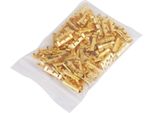 100Pcs Terminali Di Cablaggio A Connessione Rapida Terminali A Crimpare In Ottone 0,5-1,5 Mm Quadrati