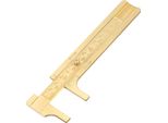 Calibro A Corsoio A Doppia Scala Calibro Scorrevole Portatile In Ottone Calibro A Corsoio Strumento Di Misura (80 Mm)