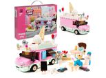 Set Di Blocchi Da Costruzione Coil, Blocchi Da Costruzione, Set Da Costruzione, Blocchi Compatibili, Gelateria/Fioraio, Da 6 Anni, 510 Pezzi.