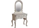 Comodino Classico Con Specchio Consolle Di Lusso Cassettiera Camera Da Letto Barocco