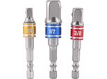 3Pcs Power Screwdriver Extension Bar Adapter 1/4 Inch Hex Shank Screwdrivers Driver Socket