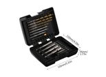 20PCS Set Di Punte Per Trapano Set Di Punte Per Avvitatore A Percussione Per Legno, Metallo, Acciaio E Punte Per Avvitatore Di Sicurezza Per Elettroutensili Con Custodia