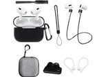 Inf Set Di Custodia Protettiva Per Apple Airpods Pro Di 2A Generazione Nero
