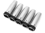5Pcs Mb 24KD Mig Mag Saldatura Torcia Materiali Di Consumo Ugello Gas Conico 12,5 Mm