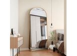 Proximax Specchio A Stelo 80 X 180 Cm Specchio A Figura Intera Cornice In Alluminio Dorata Specchio Specchio Curvo Per Vestirsi