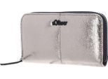 S.Oliver Portafoglio Ziparound Wallet White Argentato