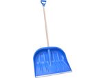 Aqbau Pala Da Neve Pala Da Neve Pala Da Neve 47 X 40 Cm Con Attacco In Metallo Ripido 100Cm Solido (Blu)