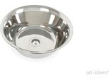 Lavello In Acciaio Inox Da 1 1/2" Lavello Rotondo Ø 36 Cm Lavabo Con Scarico"
